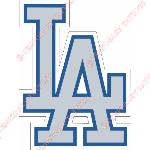 Los Angeles Dodgers Customize Temporary Tattoos Stickers NO.1677